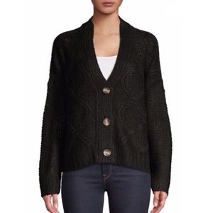 Black Knit Cardigan